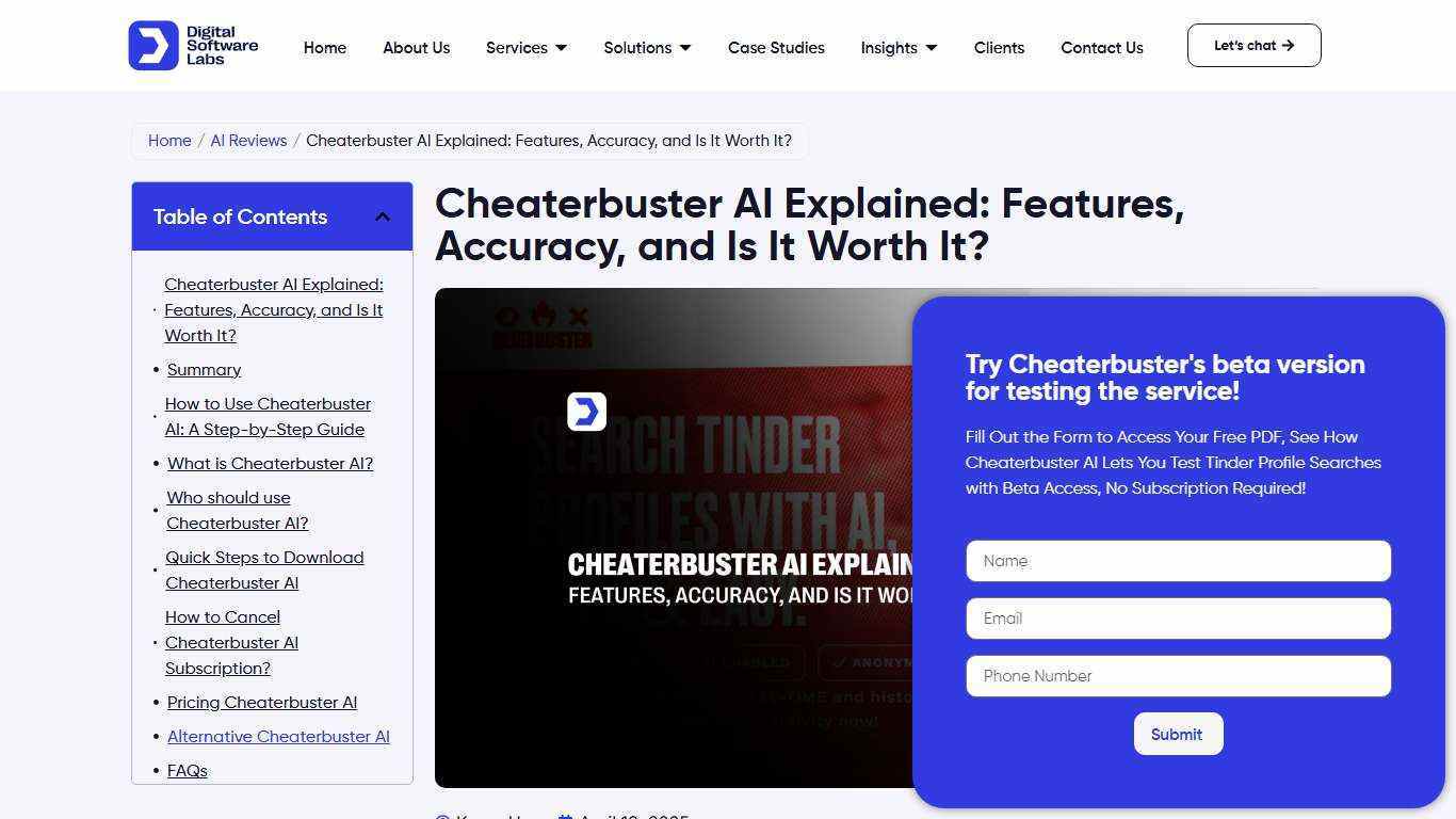 Cheaterbuster AI Explained: Features, Accuracy, and Is It Worth It?