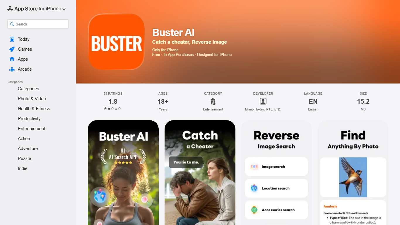 ‎Buster AI App - App Store
