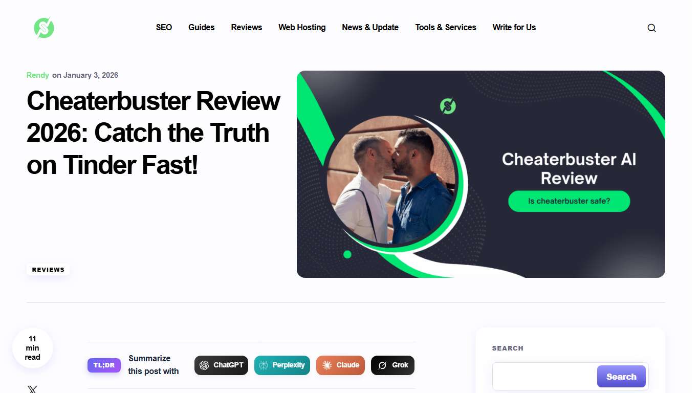 Cheaterbuster Review 2026: Catch the Truth on Tinder Fast