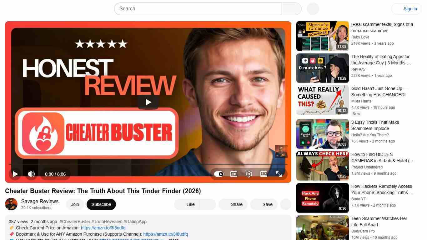 Cheater Buster Review: The Truth About This Tinder Finder (2026) - YouTube